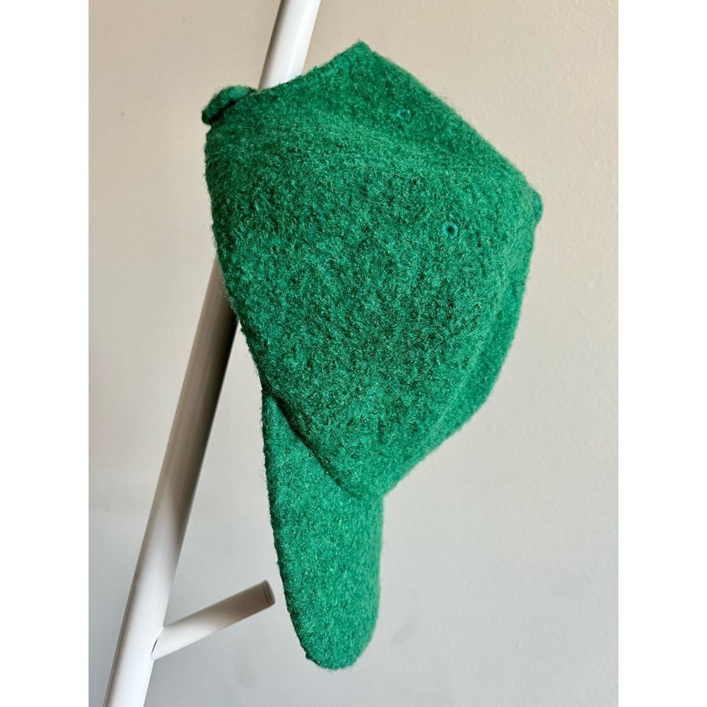 Stussy Green Fleece Cap, OSFA